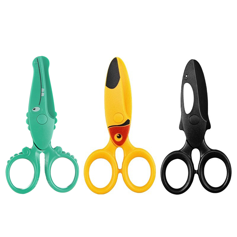 Tools Workshop For Kids - 1 PC เด็ก Fine มอเตอร์การฝึกอบรมกรรไกรเด็กการออกแบบความปลอดภัยโรงเรียนอนุบาลกระดาษตัดเครื่องมือศิลปะหัตถกรรมกรรไกร