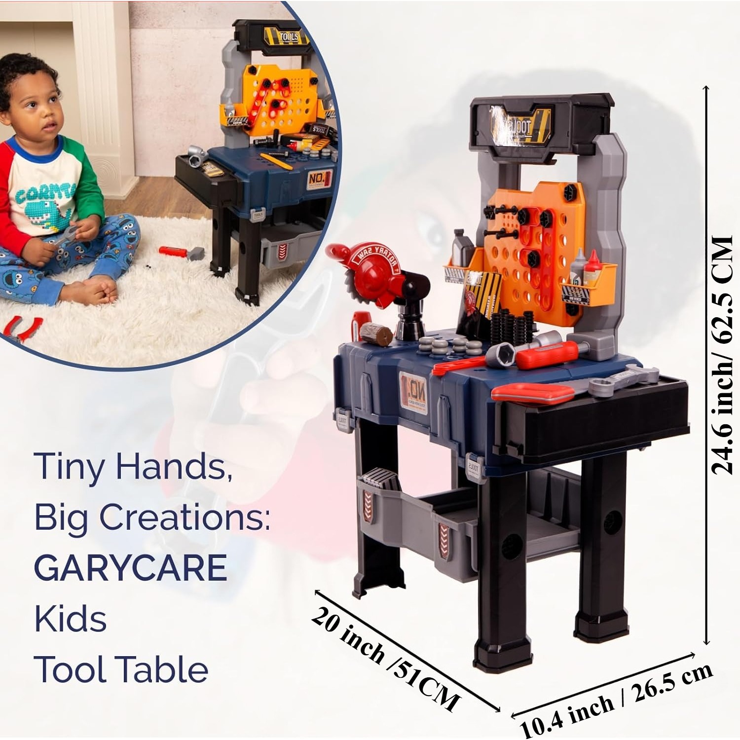 65PCS เด็กเครื่องมือ Bench Set - Tools Workshop For Kids บทวิจารณ์และราคา