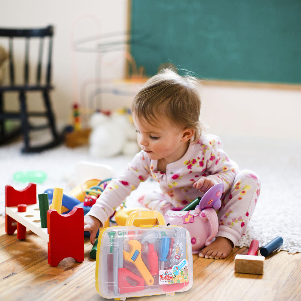 ชุดกล่องเครื่องมือพลาสติกขนาดใ - Tools Workshop For Kids บทวิจารณ์และราคา