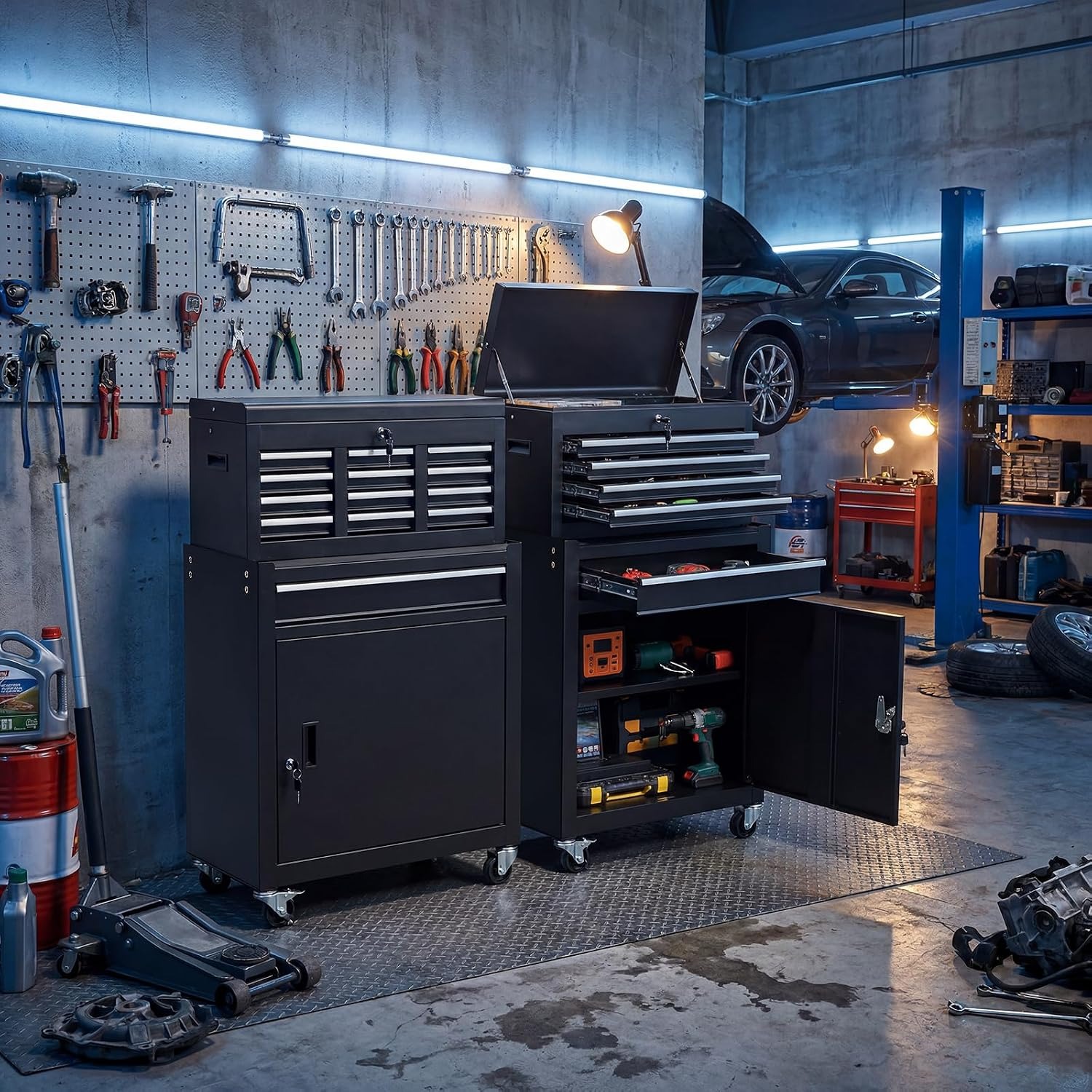 ตู้เก็บเครื่องมือแบบมีล้อ 5 ลิ - Workshop Tools Trolley บทวิจารณ์และราคา
