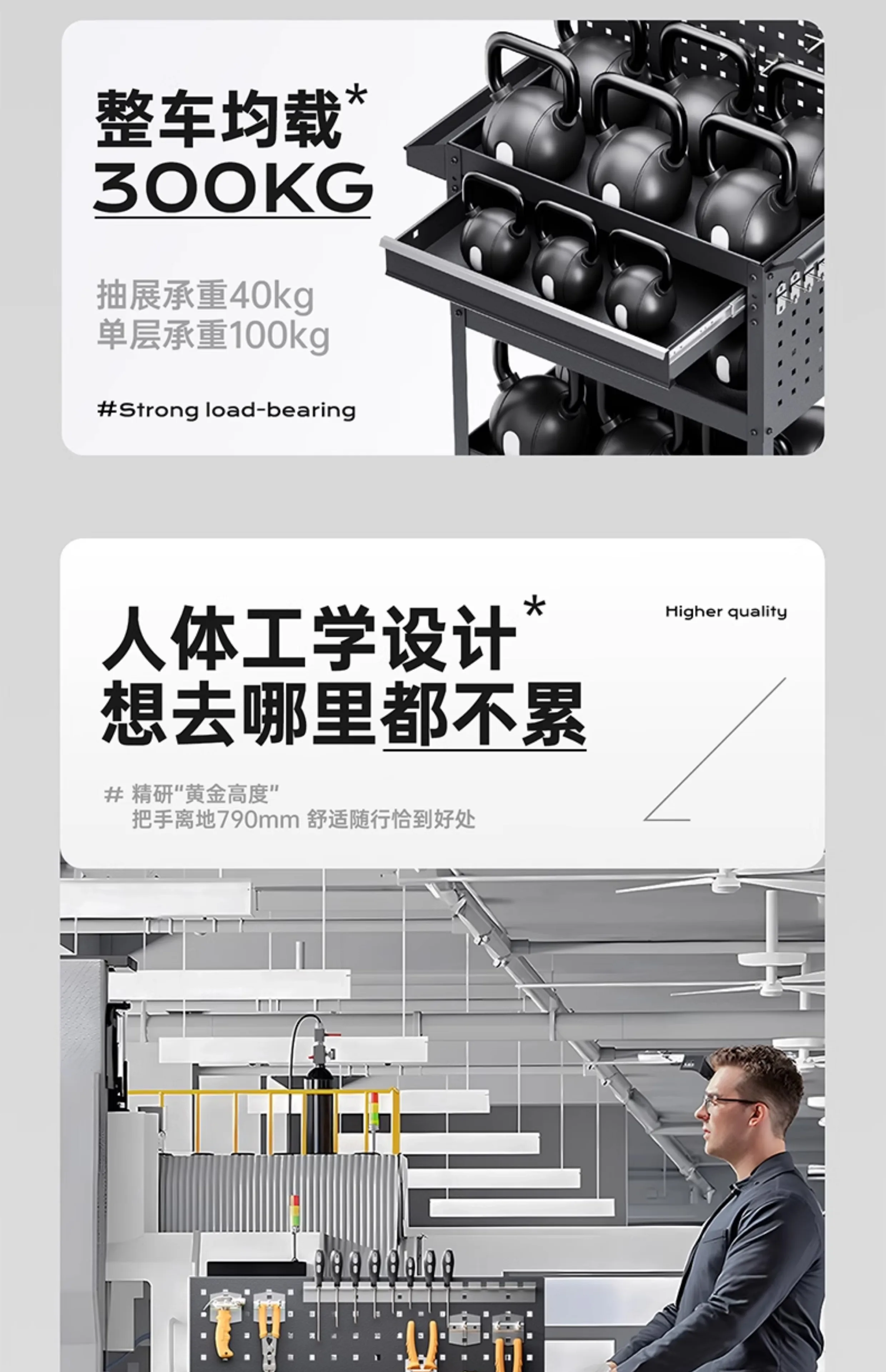รถเข็นเครื่องมือซ่อมบำรุงแบบเค - Workshop Tools Trolley บทวิจารณ์และราคา