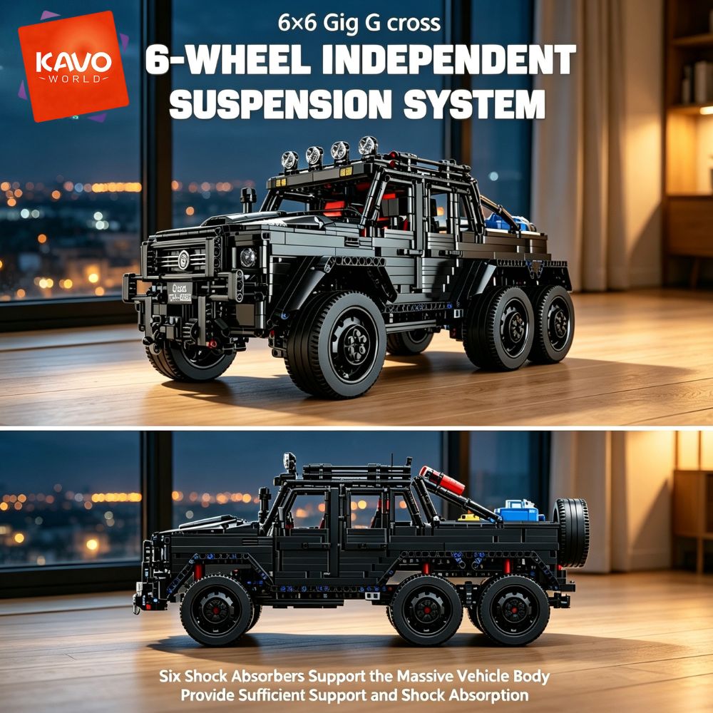 KAVOWORLD 6x6 รถบรรทุกออฟโรดสำ - Tools Workshop For Kids บทวิจารณ์และราคา