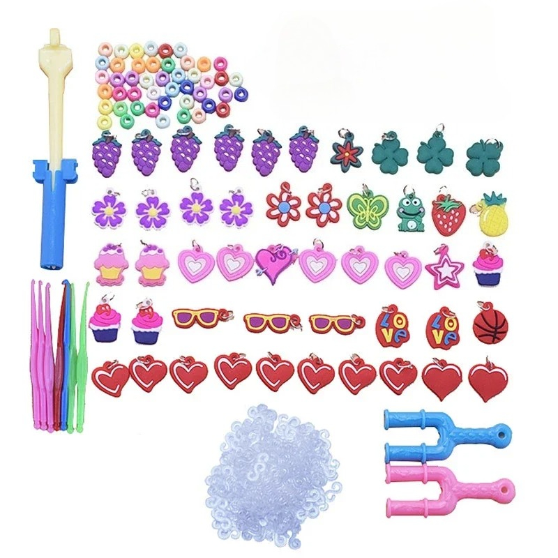 DIY Handmade ยาง Loom ทอผ้ากล่ - Tools Workshop For Kids บทวิจารณ์และราคา